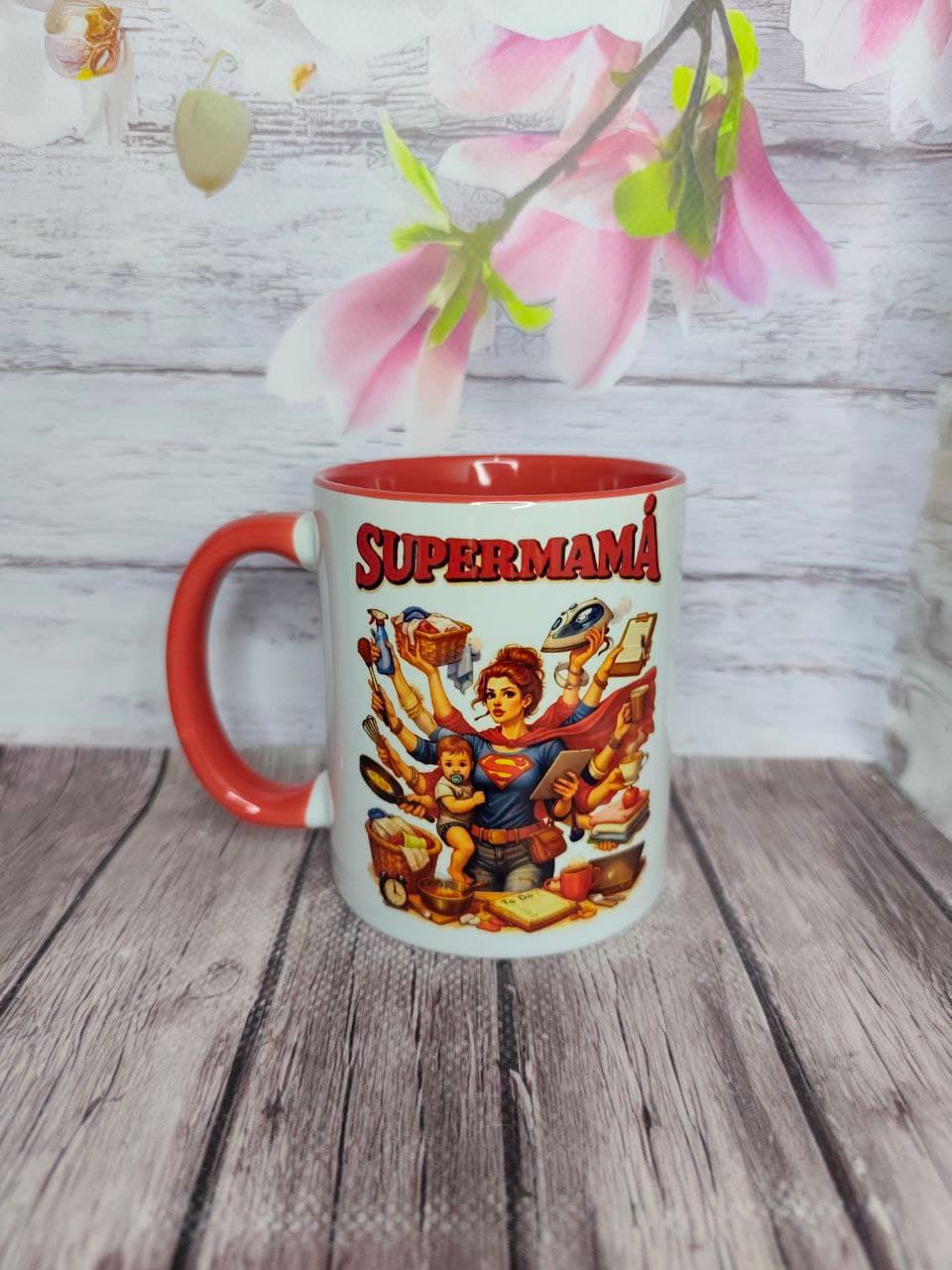 Чашка «Superмама» | Подарунок мамі
