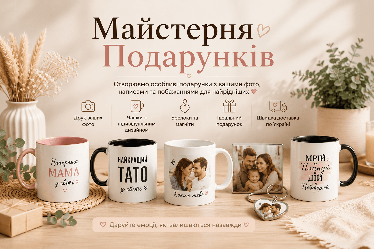 Майстерня Подарунків — Акційний банер